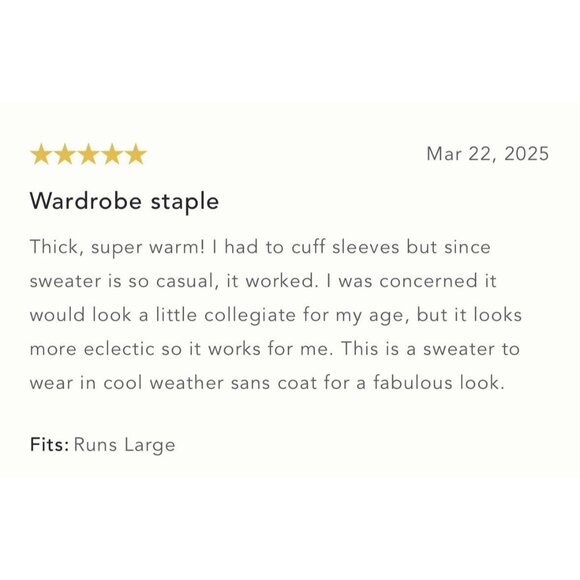 NWT Size L - Anthropologie Oversized Graphic Monogram Sweater (NWT US$ 158) - Picture 13 of 16